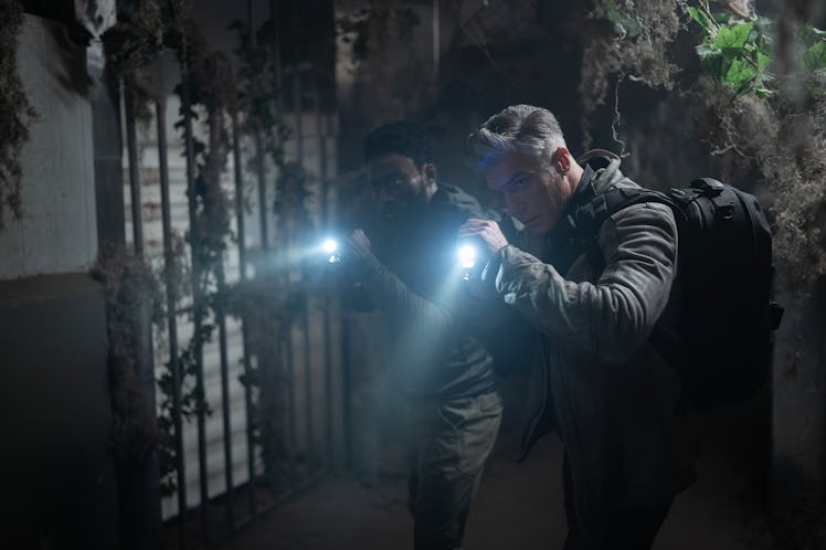 Babs Olusanmokun as Dr. M'Benga and Anson Mount as Capt. Pike in season 3 , Episode 3 of Strange New...