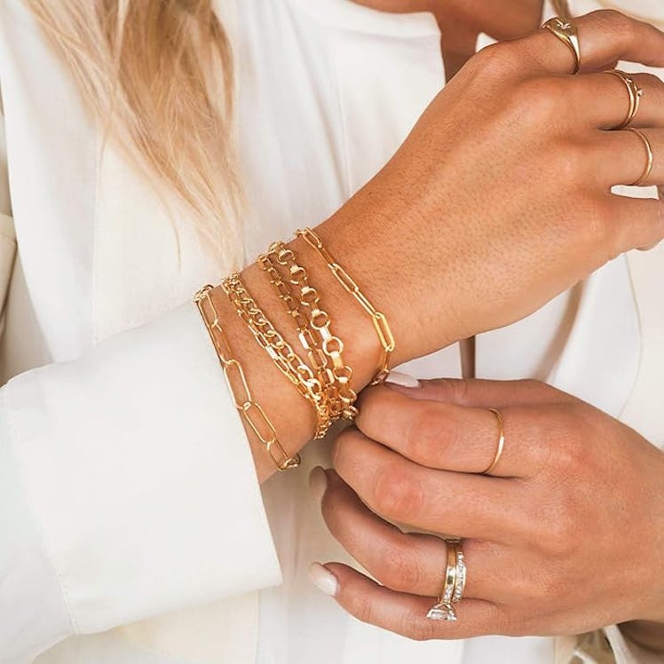 MEVECCO Paperclip Bracelet 