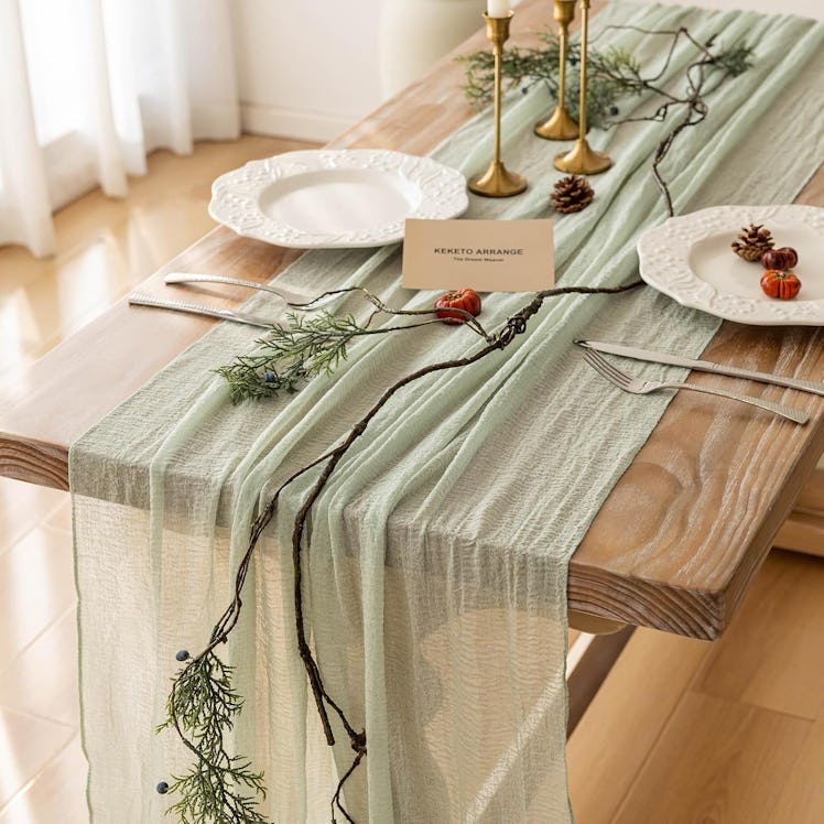 Keketo Sheer Table Runner