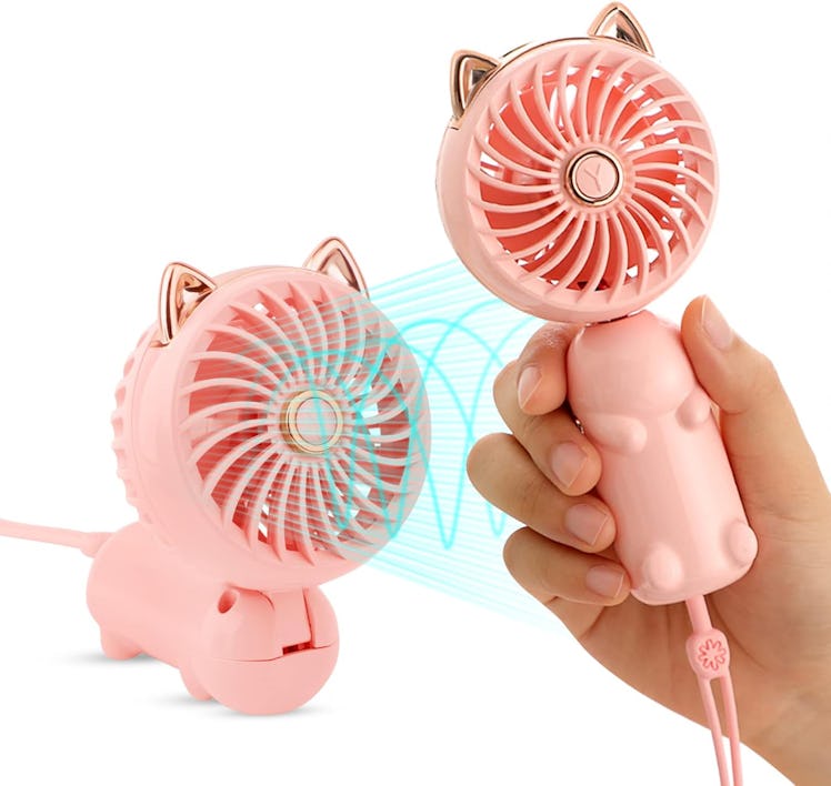 QearFun Handheld Lanyard Portable Mini Fan