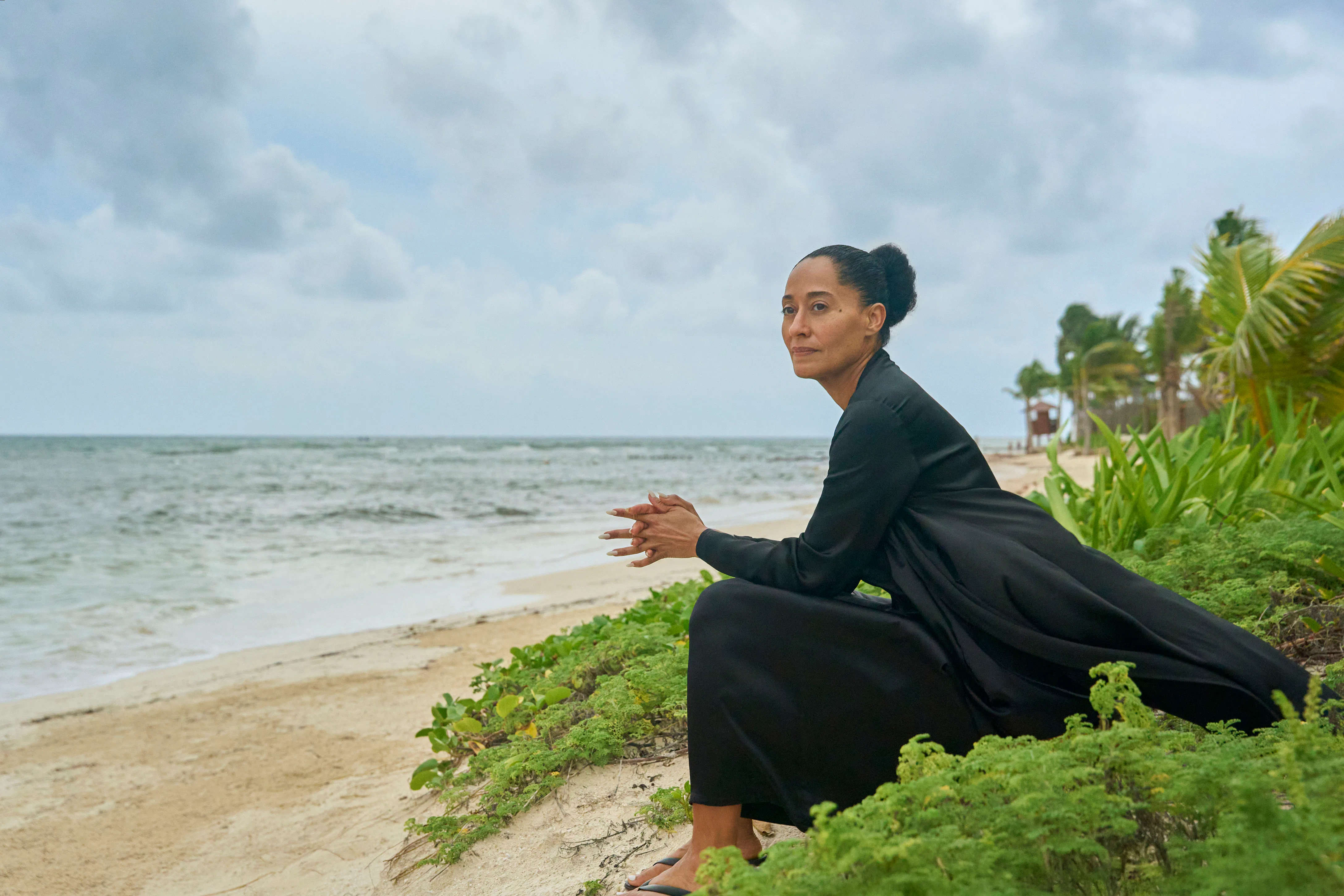 a still from tracee ellis ross's new show solo traveling