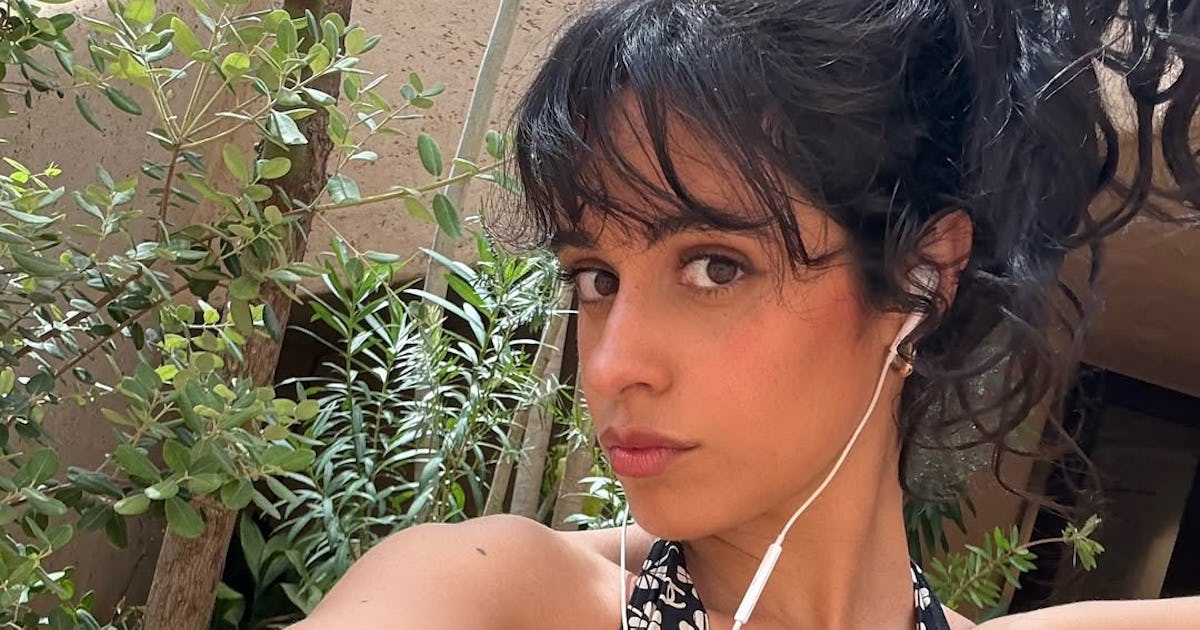 Camila Cabello Turned The LBD Into Beachwear With A Sexy Sheer Twist