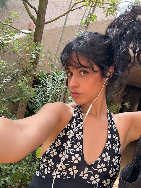 Camila Cabello wore a sheer LBD with a micro bikini.