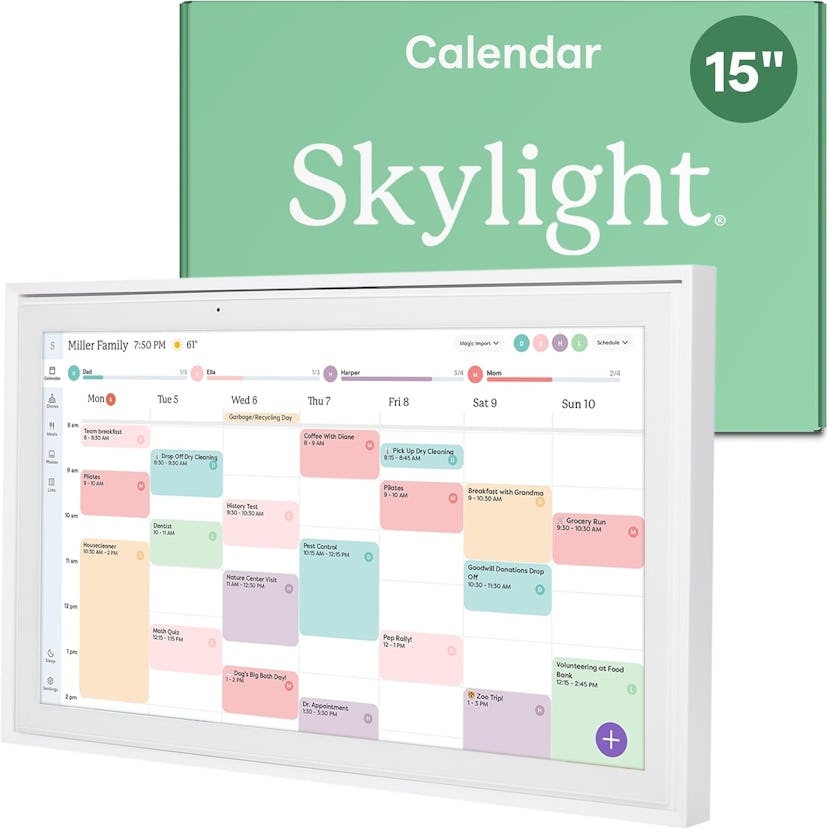 Skylight Calendar: 15-inch Wall Planner Digital Calendar & Chore Chart