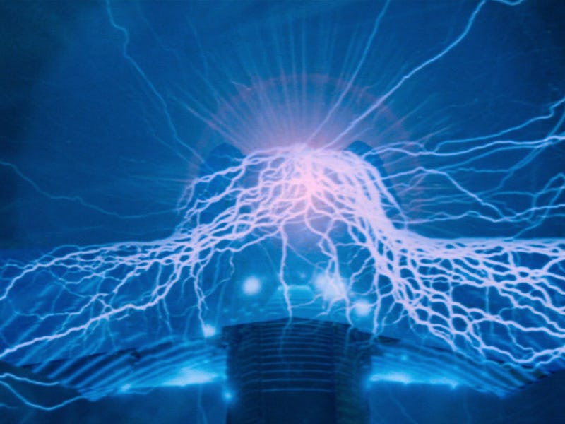 A Klingon ship in the opening of 'Star Trek: The Motion Picture.'