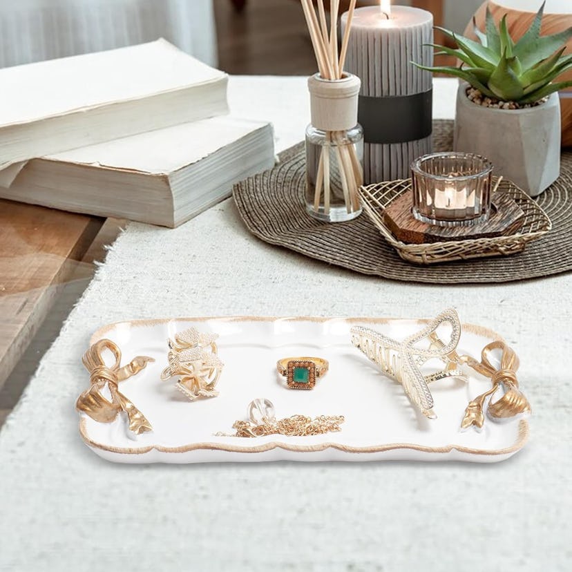 Warmtree Decorative Jewelry Tray