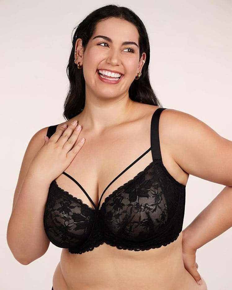 HSIA Unlined Lace Bra