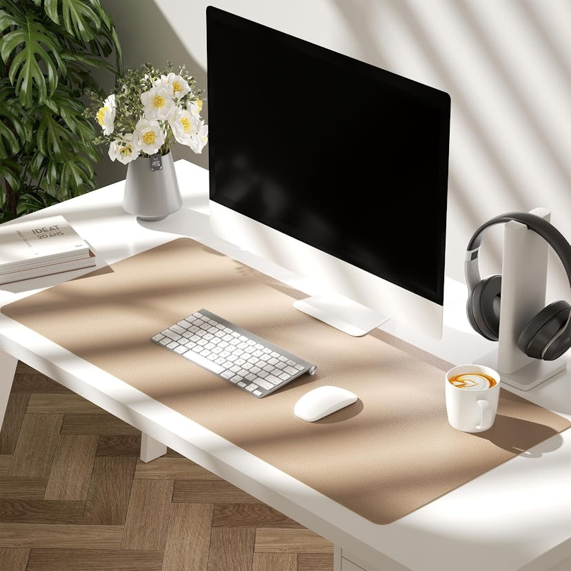Roslim Leather Desk Pad Protector