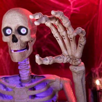Home Depot's Halloween Lineup Is Here & There's Now An *Interactive* Skelly