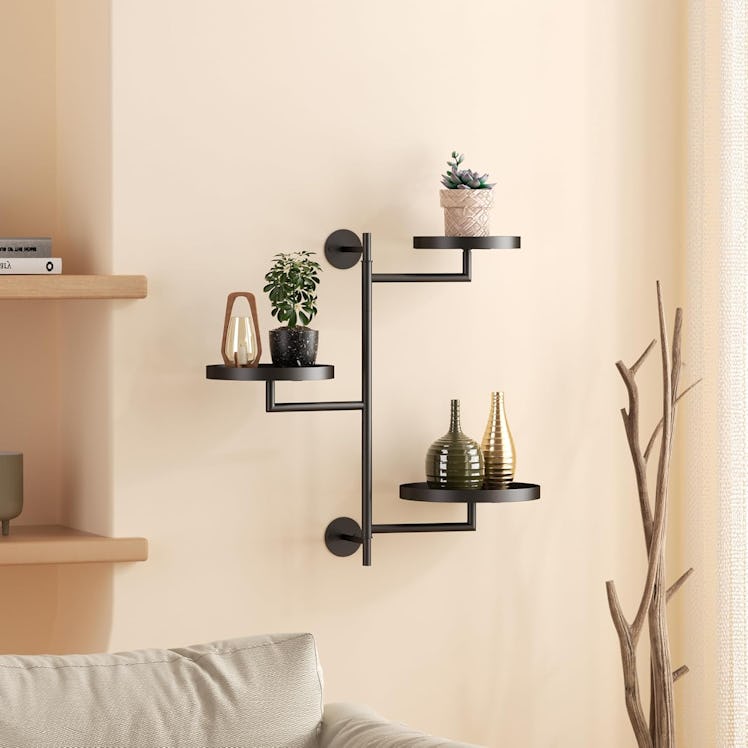 YQSLYSF Rotating Plant Stand 