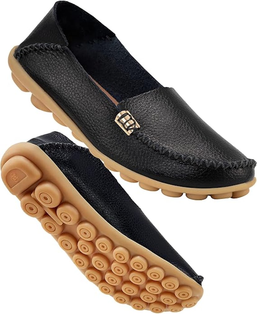 DUOYANGJIASHA Round-Toe Loafers