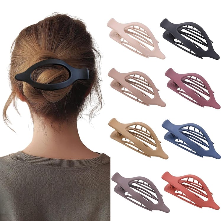Centstar French Flat Hair Clips (8-Pack)