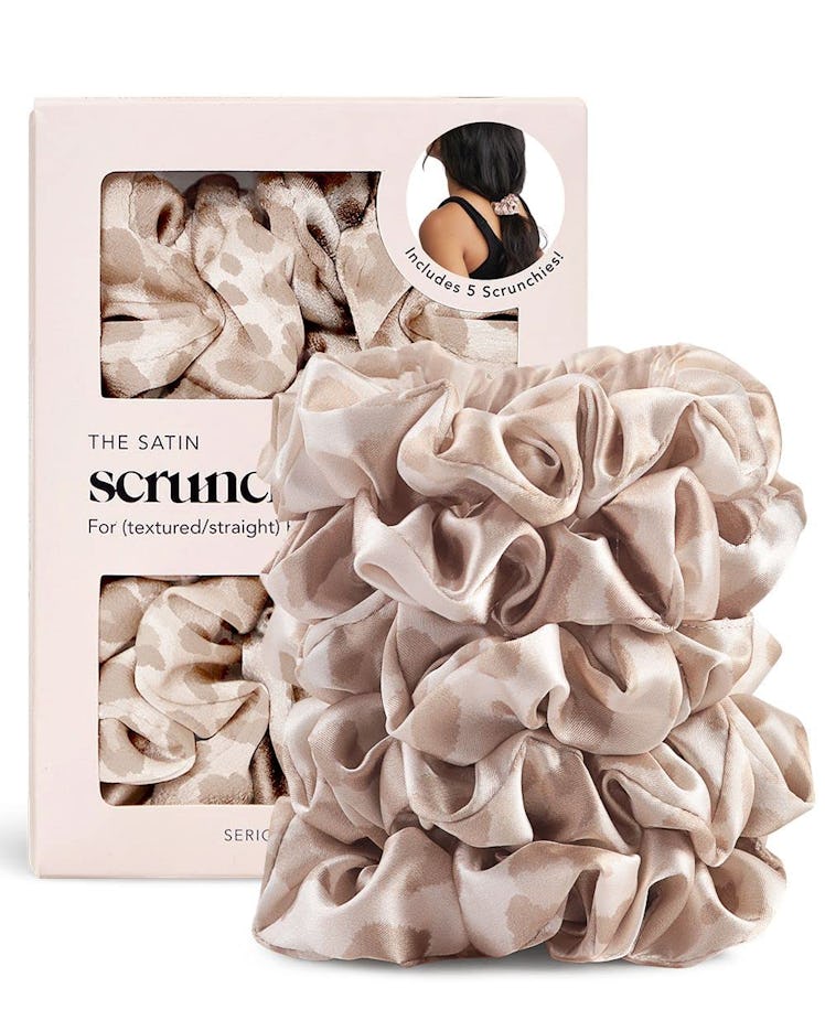 Kitsch Satin Scrunchies (5-Pack)