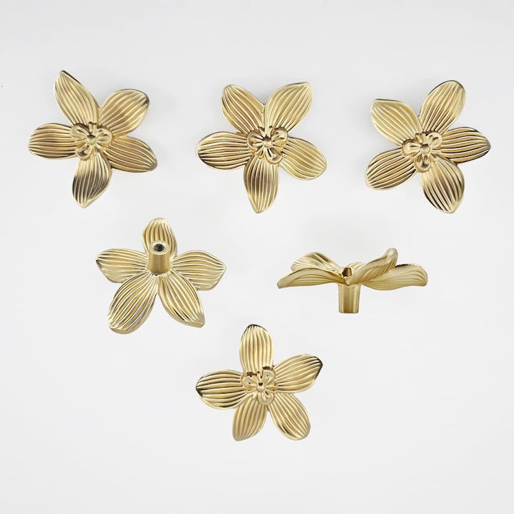 YEMCHI Flower Cabinet Knobs (6-Pack)