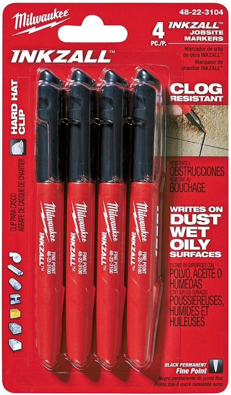 Milwaukee Inkzall Point Marker (4-Pack)