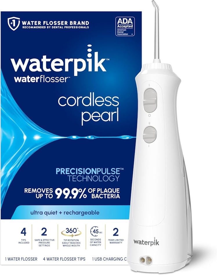 Waterpik Cordless Pearl Rechargeable Portable Water Flosser