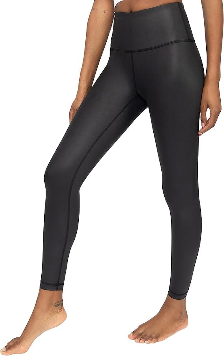 90 Degree By Reflex Faux Leather Leggings 