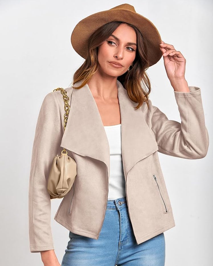BTFBM Faux Suede Jacket