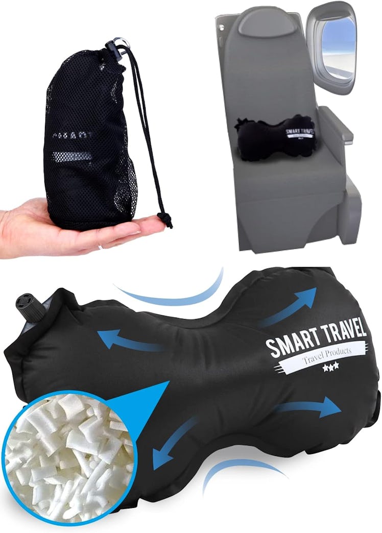SMART TRAVEL Travel Products Inflatable Lumbar Support Pillow