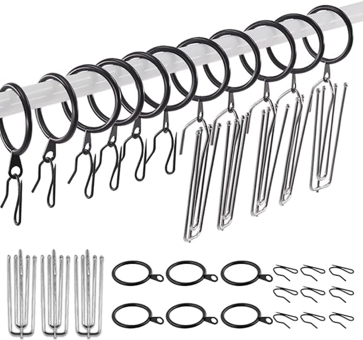 Swpeet Drapery Curtain Ring (120-Pack)