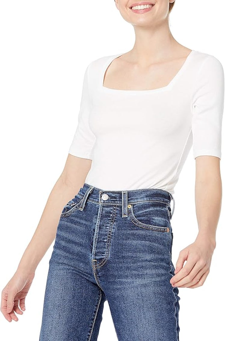 Amazon Essentials Square Neck T-Shirt
