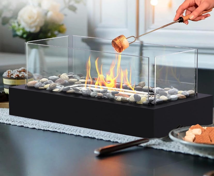 DYCYRQ Portable Tabletop Flame & Smores Maker Kit