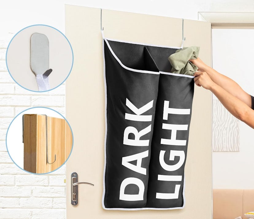 DONAQ Hanging Laundry Hamper Bag