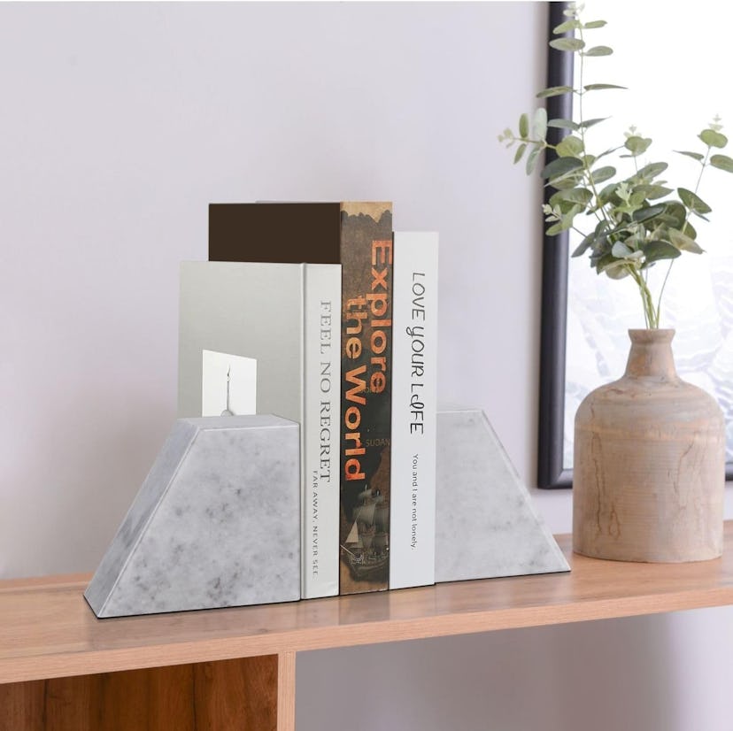 Flexzion Marble Bookends (2-Pack)
