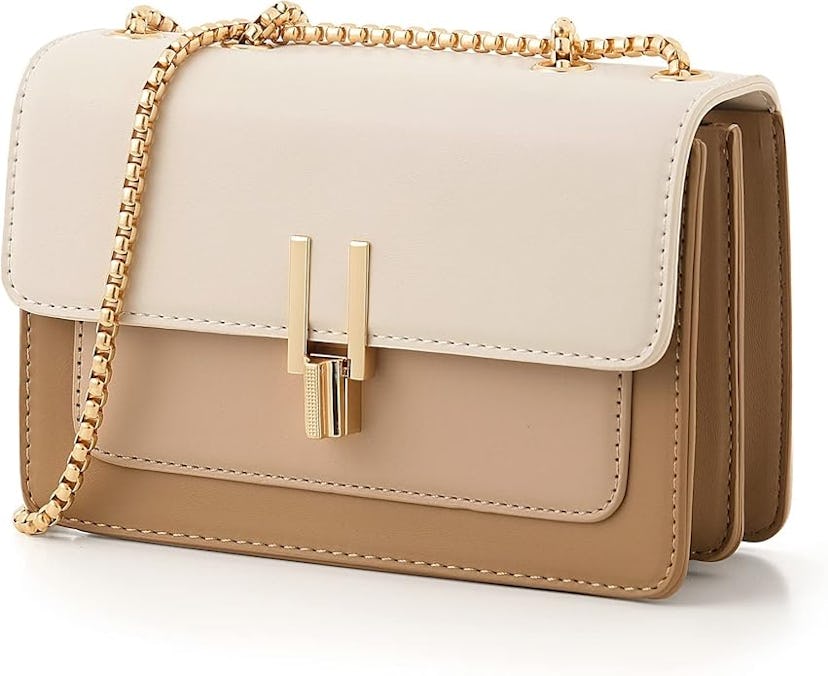 TOP BAND Color-Block Crossbody Bag