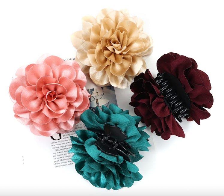 Dizila Plastic Hair Claws Clips (4-Pack)