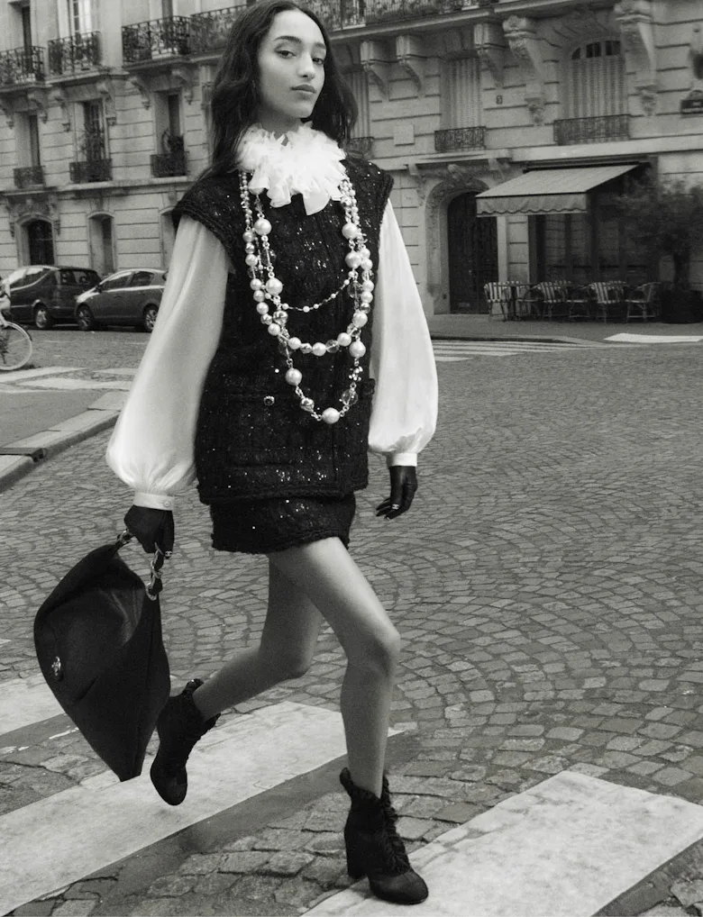 mona tougaard for chanel fall/winter 2025/26 campaign