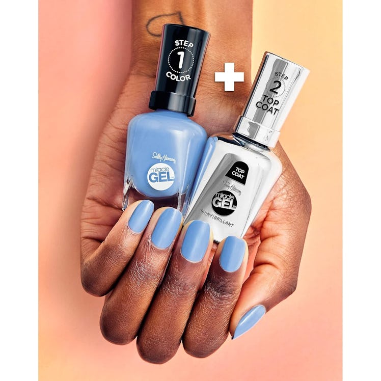 Sally Hansen Miracle Gel Mauve-olous and Shiny Top Coat Duo