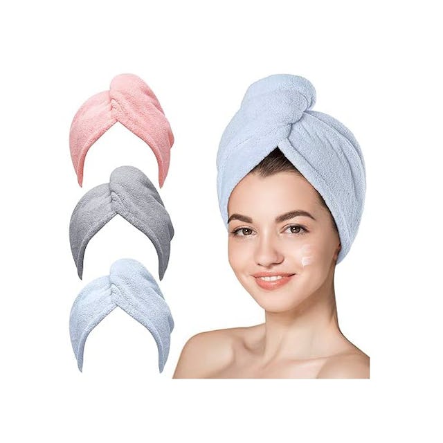 Hicober Microfiber Hair Towel