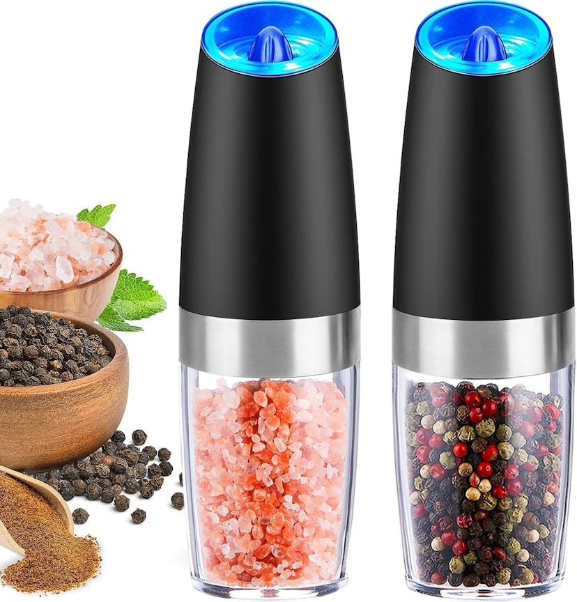 JIAJVBS Electric Salt and Pepper Grinder Set