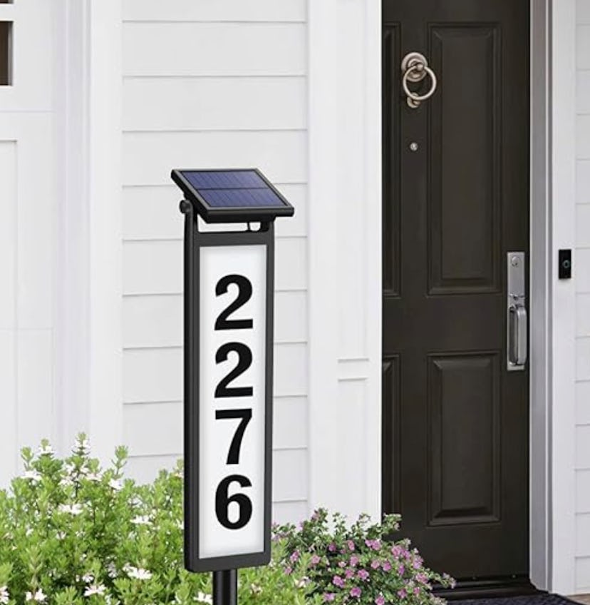 Eyrosa Solar Address Sign