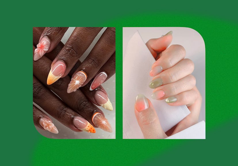 Guava girl nail art designs that are perfect for summer.
