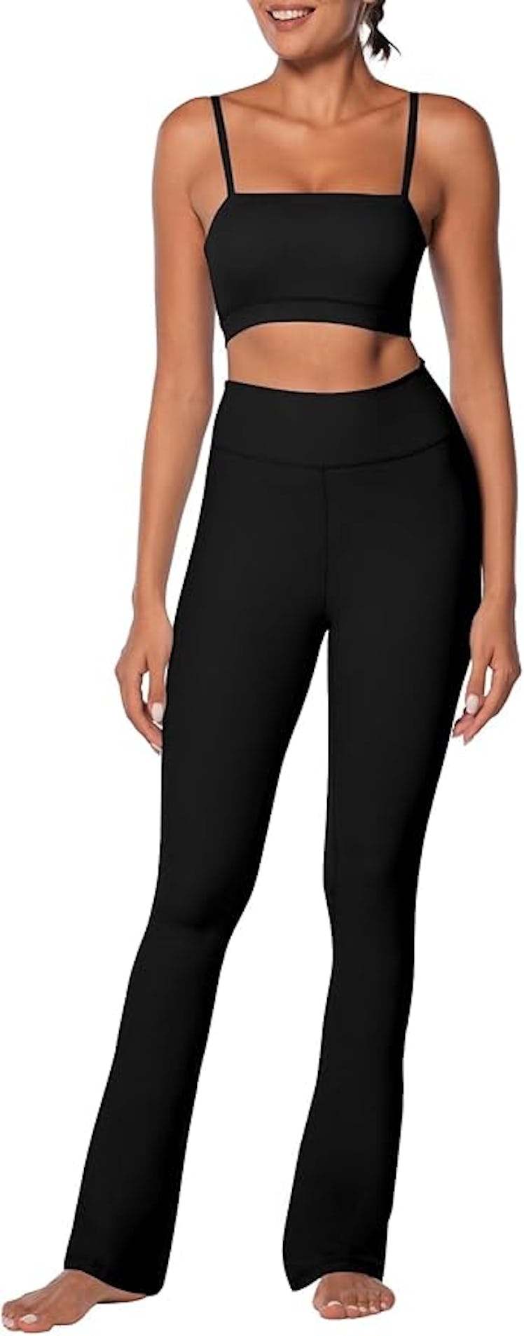Sunzel High Waist Mini Flared Leggings