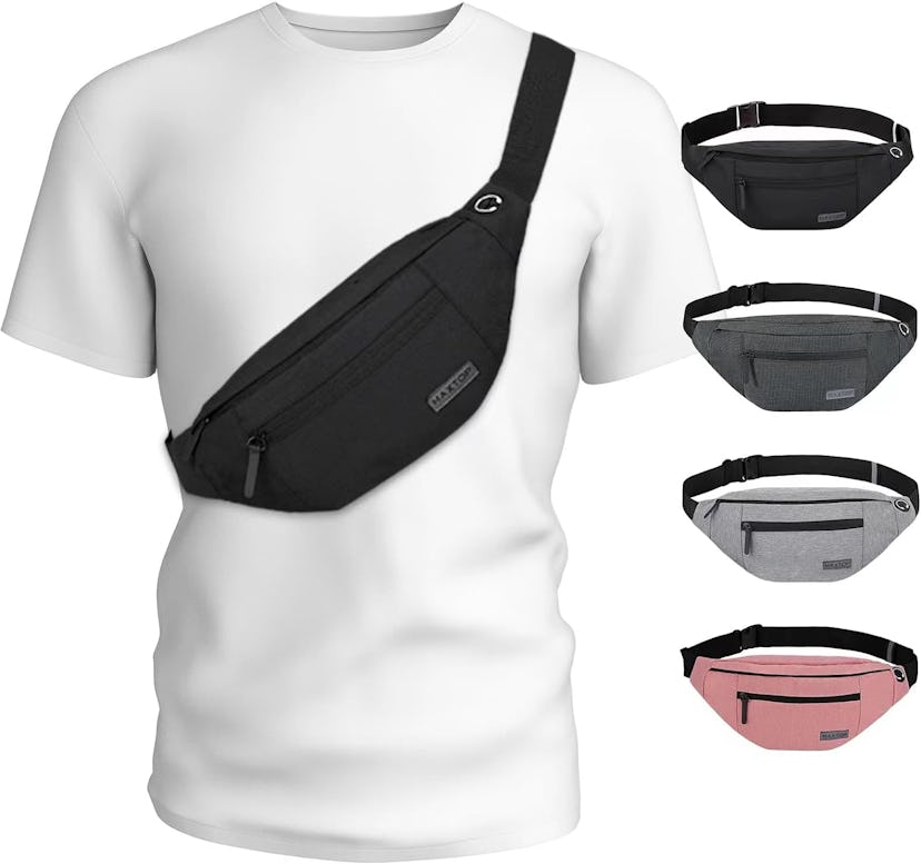 MAXTOP Large Cross-Body Fanny Pack 