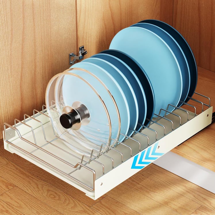 iSPECLE Pull-Out Plate Organizer