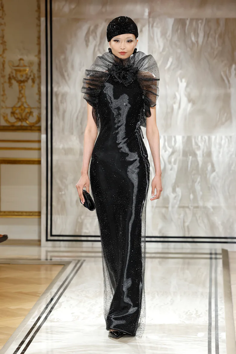 armani prive black dress Armani Priv's Mantra for Fall 2025 Couture: Paint It Black