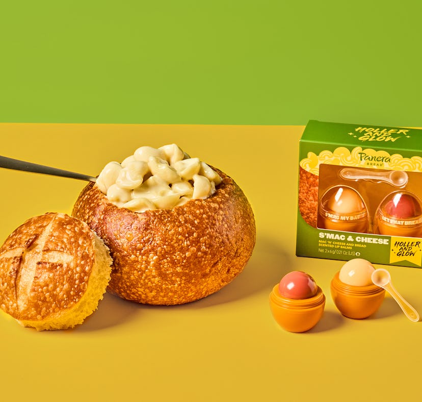 I tried Panera's mac & cheese and bread-scented lip balms.