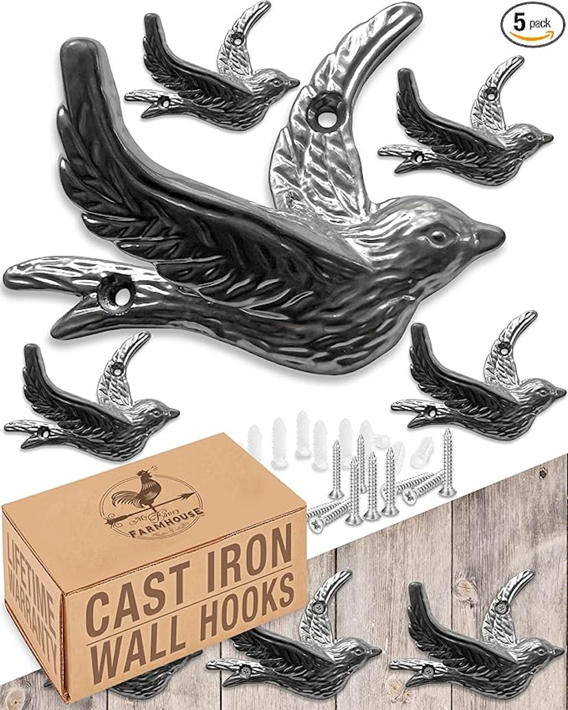 My Fancy Farmhouse Store Flying Bird Hooks (5-Pack)