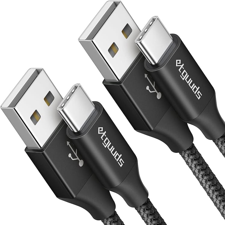 etguuds USB-A to USB-C Charging Cables (2-Pack)