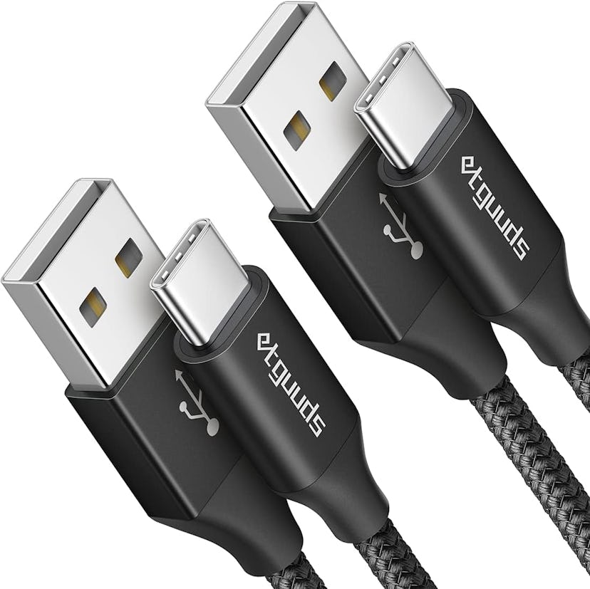 etguuds USB-A to USB-C Charging Cables (2-Pack)