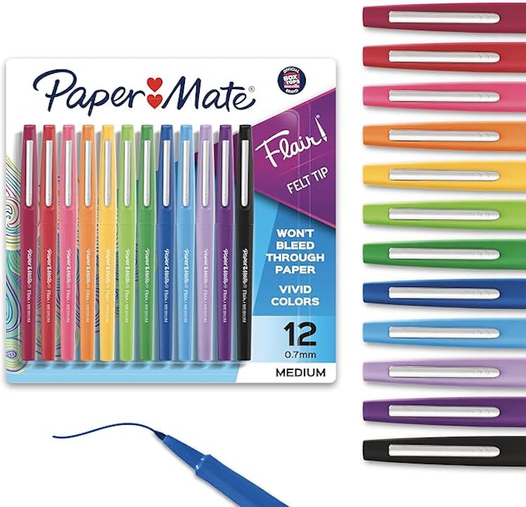 Paper Mate Flair Felt Tip Pens (12-Pack)