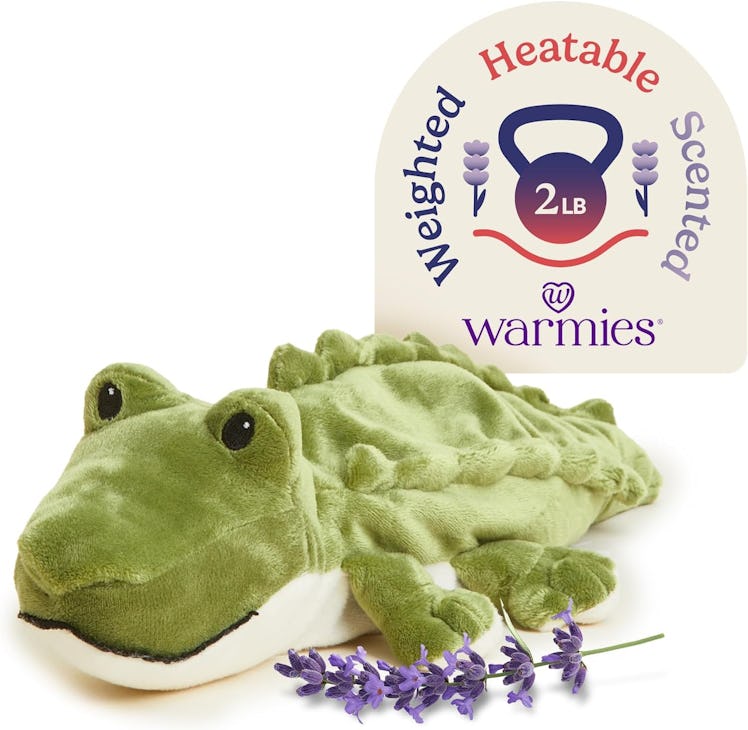 warmies Microwavable & Weighted Stuffed Alligator