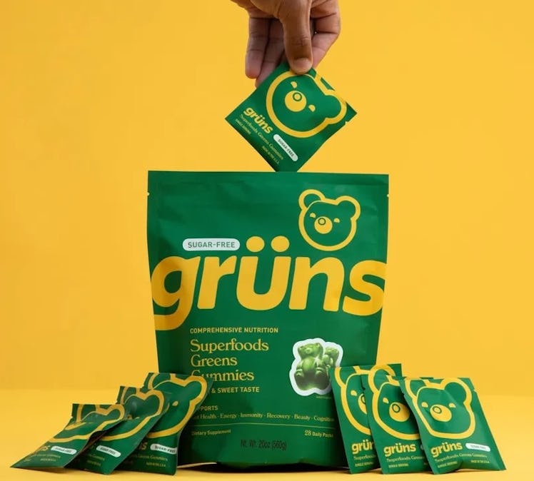 Grüns Super Greens Gummies (28 Count)