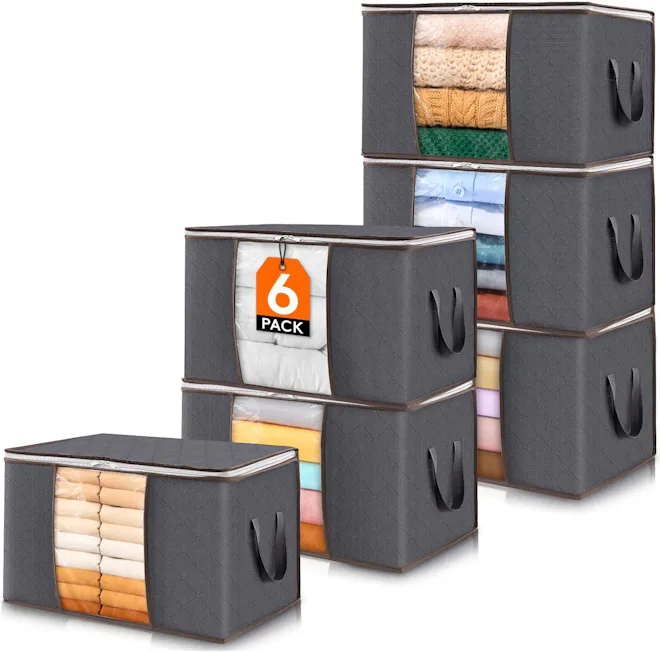 Lifewit Foldable Storage Bags (6-Pack)