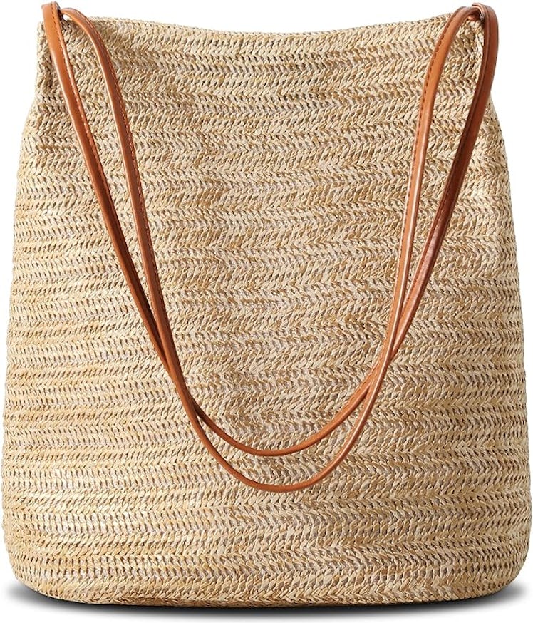 Tavaleu Straw Beach Bag