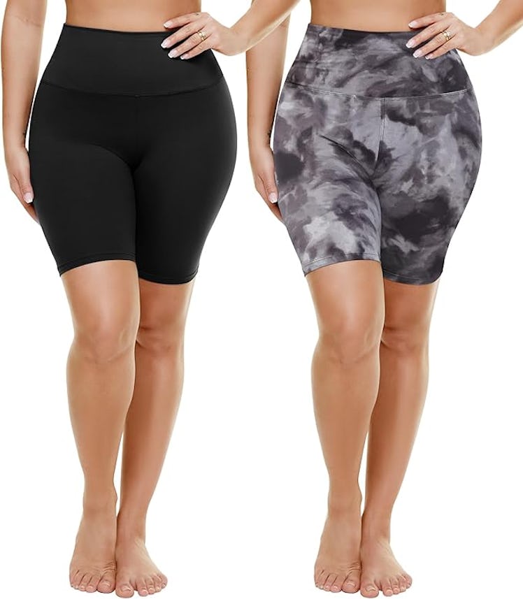 TNNZEET High Waisted Biker Shorts (2-Pack)